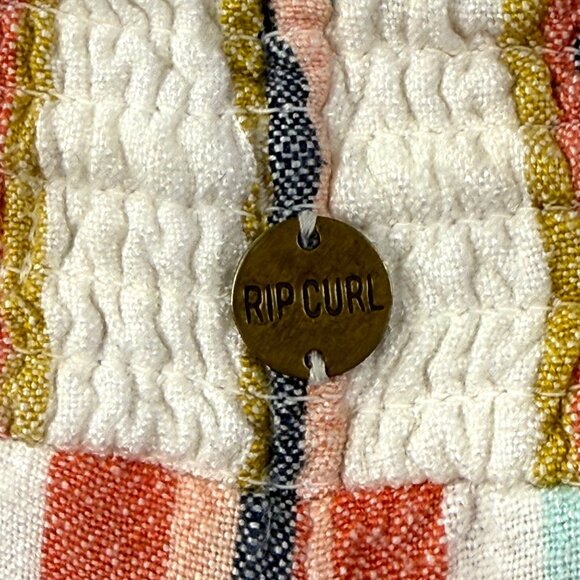 Rip Curl Classic Surf Joggers Womens Sz XS Multi Stripe Drawstring Beach Pants - Picture 9 of 12